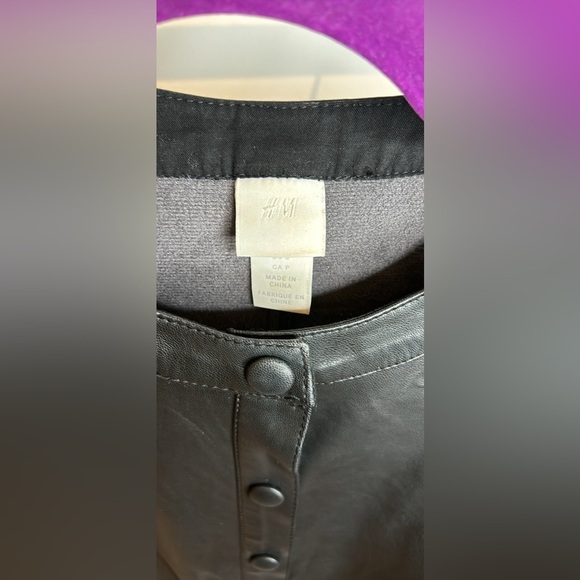 Almost New H&M Faux Leather Dress size s – Perfect Condition! - Picture 4 of 13